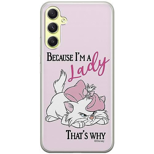 Etui Marie 004 Disney Nadruk pełny Różowy Producent: Samsung, Model: A34 5G