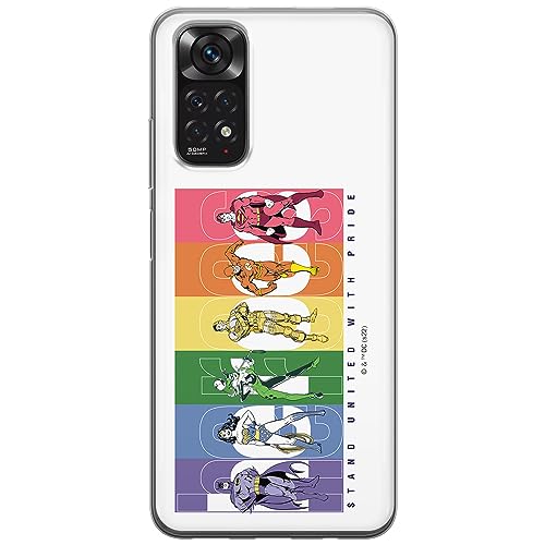 ERT GROUP etui na telefon Xiaomi REDMI NOTE 11 4G/ 11S 4G, case oryginalny i oficjalnie licencjonowany przez DC, wzór Justice League 008, optymalnie dopasowane, plecki z TPU