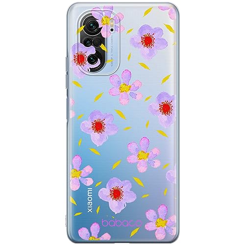 ERT GROUP etui na telefon Xiaomi MI 11i/ REDMI K40/K40 PRO/POCO F3/ F3 PRO, case oryginalny i oficjalnie licencjonowany przez Babaco, wzór Flowers 022, plecki z TPU częściowo przeźroczyste