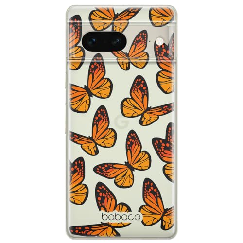 ERT GROUP etui na telefon Google PIXEL 7, case oryginalny i oficjalnie licencjonowany przez Babaco, wzór Butterflies 002, optymalnie dopasowane, plecki z TPU