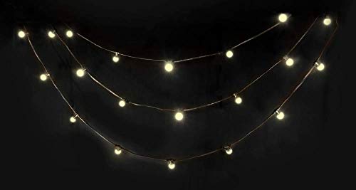 Ibiza - LEDSTRING-WH - Oświetlenie sznurkowe 20 ciepłych białych diod LED - IP44 - 10m