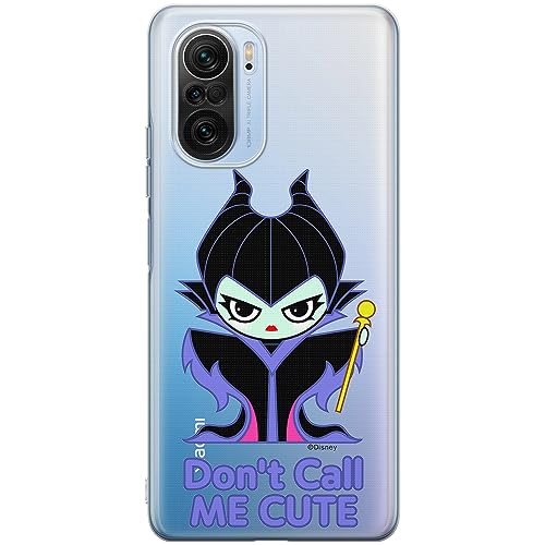 ERT GROUP etui na telefon Xiaomi MI 11i/ REDMI K40/K40 PRO/POCO F3/ F3 PRO, case oryginalny i oficjalnie licencjonowany przez Disney, wzór Maleficent 003, plecki z TPU częściowo przeźroczyste