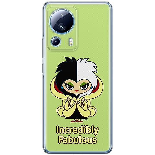 ERT GROUP etui na telefon Xiaomi 13 LITE/CIVI 2, case oryginalny i oficjalnie licencjonowany przez Disney, wzór Cruella 006, optymalnie dopasowane, plecki z TPU
