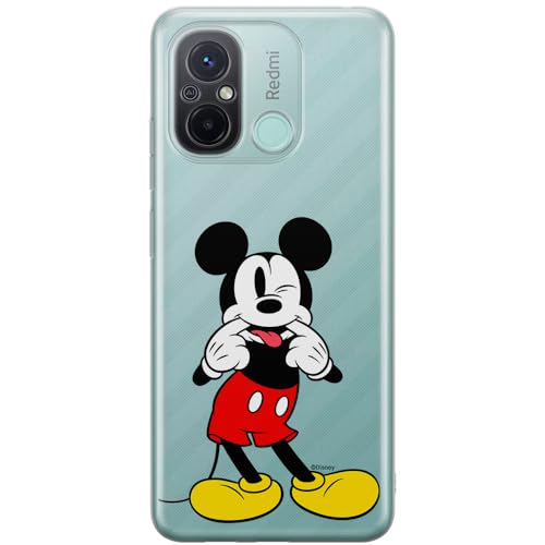 ERT GROUP etui na telefon Xiaomi REDMI 12C/ REDMI 11A, case oryginalny i oficjalnie licencjonowany przez Disney, wzór Mickey 053, optymalnie dopasowane, plecki z TPU częściowo przeźroczyste