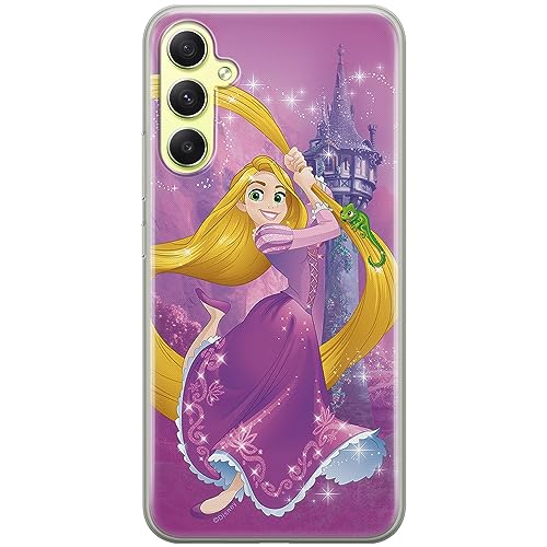 Etui Roszpunka i Pascal 003 Disney Nadruk pełny Fioletowy Producent: Samsung, Model: A34 5G