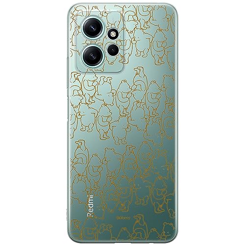 ERT GROUP etui na telefon Xiaomi REDMI NOTE 12 4G, case oryginalny i oficjalnie licencjonowany przez Disney, wzór Winnie the Pooh & Friends 005, plecki z TPU częściowo przeźroczyste