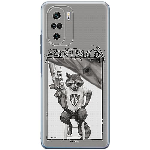 Etui Rocket 004 Marvel Nadruk pełny Szary Producent: Xiaomi, Model: MI 11i/ REDMI K40/K40 PRO/POCO F3/ F3 PRO