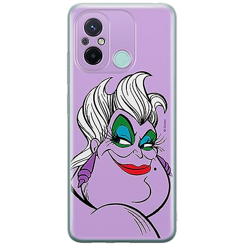 ERT GROUP etui na telefon Xiaomi REDMI 12C/ REDMI 11A, case oryginalny i oficjalnie licencjonowany przez Disney, wzór Ursula 001, optymalnie dopasowane, plecki z TPU