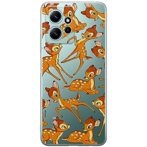 ERT GROUP etui na telefon Xiaomi REDMI NOTE 12 4G, case oryginalny i oficjalnie licencjonowany przez Disney, wzór Bambi 017, optymalnie dopasowane, plecki z TPU częściowo przeźroczyste