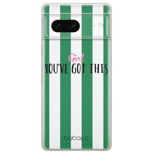 ERT GROUP etui na telefon Google PIXEL 7, case oryginalny i oficjalnie licencjonowany przez Babaco, wzór Positive vibes 004, optymalnie dopasowane, plecki z TPU