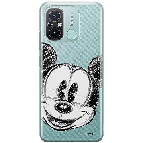 ERT GROUP etui na telefon Xiaomi REDMI 12C/ REDMI 11A, case oryginalny i oficjalnie licencjonowany przez Disney, wzór Mickey 004, optymalnie dopasowane, plecki z TPU częściowo przeźroczyste