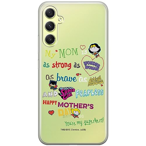 Etui Super Girls 004 DC Nadruk częściowy Przeźroczysty Producent: Samsung, Model: A34 5G