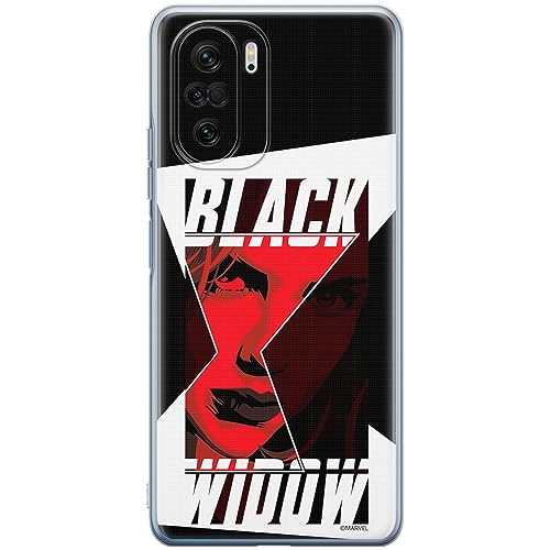 ERT GROUP etui na telefon Xiaomi MI 11i/ REDMI K40/K40 PRO/POCO F3/ F3 PRO, case oryginalny i oficjalnie licencjonowany przez Marvel, wzór Black Widow 012, optymalnie dopasowane, plecki z TPU