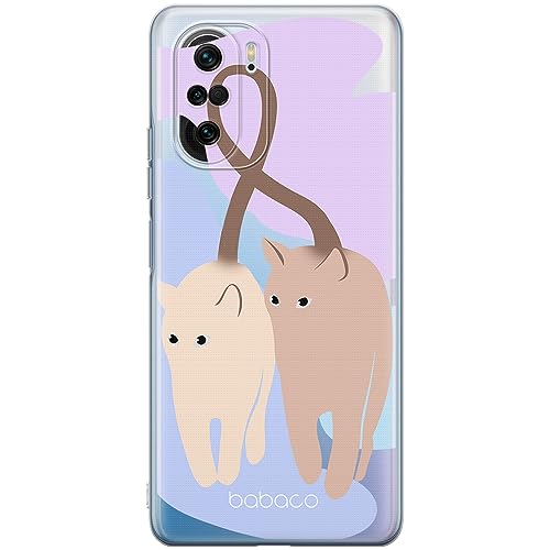 ERT GROUP etui na telefon Xiaomi MI 11i/ REDMI K40/K40 PRO/POCO F3/ F3 PRO, case oryginalny i oficjalnie licencjonowany przez Babaco, wzór Cats 013, plecki z TPU częściowo przeźroczyste