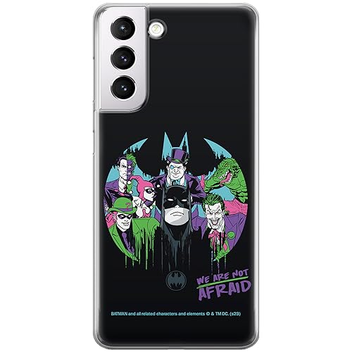 ERT GROUP etui na telefon Samsung S21 PLUS, case oryginalny i oficjalnie licencjonowany przez DC, wzór Batman 100, optymalnie dopasowane, plecki z TPU