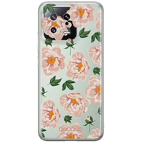 ERT GROUP etui na telefon Xiaomi 13, case oryginalny i oficjalnie licencjonowany przez Babaco, wzór Flowers 014, optymalnie dopasowane, plecki z TPU częściowo przeźroczyste