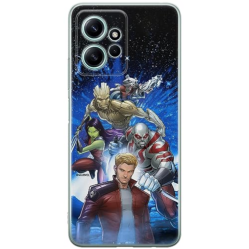 Etui Strażnicy Galaktyki 011 Marvel Nadruk pełny Niebieski Producent: Xiaomi, Model: REDMI NOTE 12 4G