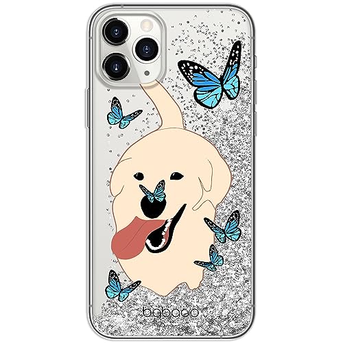 ERT GROUP etui na telefon Apple Iphone 11 PRO, case oryginalny i oficjalnie licencjonowany przez Babaco, wzór Dogs 011, optymalnie dopasowane, z efektem płynnego brokatu