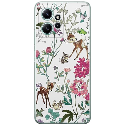 ERT GROUP etui na telefon Xiaomi REDMI NOTE 12 4G, case oryginalny i oficjalnie licencjonowany przez Disney, wzór Bambi & Friends 001, optymalnie dopasowane, plecki z TPU