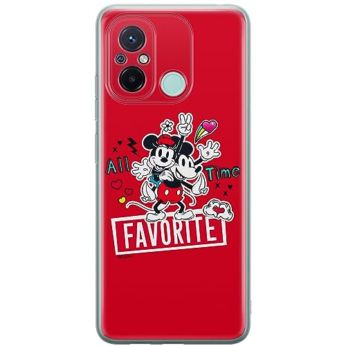 ERT GROUP etui na telefon Xiaomi REDMI 12C/ REDMI 11A, case oryginalny i oficjalnie licencjonowany przez Disney, wzór Mickey & Minnie 011, optymalnie dopasowane, plecki z TPU