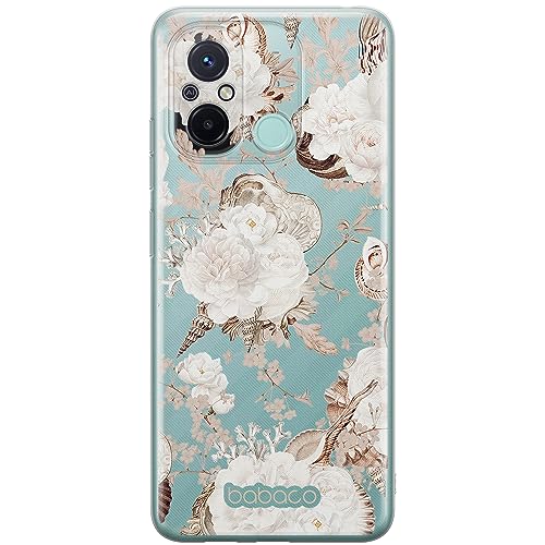ERT GROUP etui na telefon Xiaomi REDMI 12C/ REDMI 11A, case oryginalny i oficjalnie licencjonowany przez Babaco, wzór Flowers 044, optymalnie dopasowane, plecki z TPU częściowo przeźroczyste