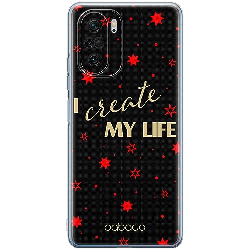 ERT GROUP etui na telefon Xiaomi MI 11i/ REDMI K40/K40 PRO/POCO F3/ F3 PRO, case oryginalny i oficjalnie licencjonowany przez Babaco, wzór Positive vibes 006, optymalnie dopasowane, plecki z TPU