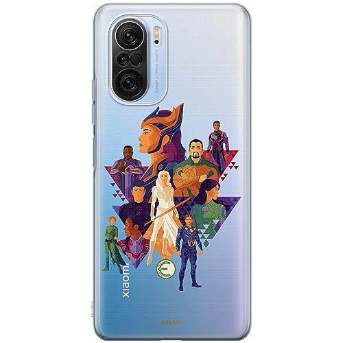 ERT GROUP etui na telefon Xiaomi MI 11i/ REDMI K40/K40 PRO/POCO F3/ F3 PRO, case oryginalny i oficjalnie licencjonowany przez Marvel, wzór Eternals 007, plecki z TPU częściowo przeźroczyste
