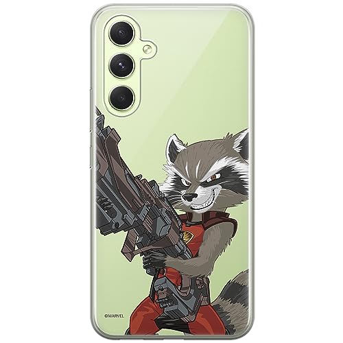 Etui Rocket 008 Marvel Nadruk częściowy Przeźroczysty Producent: Samsung, Model: A54 5G