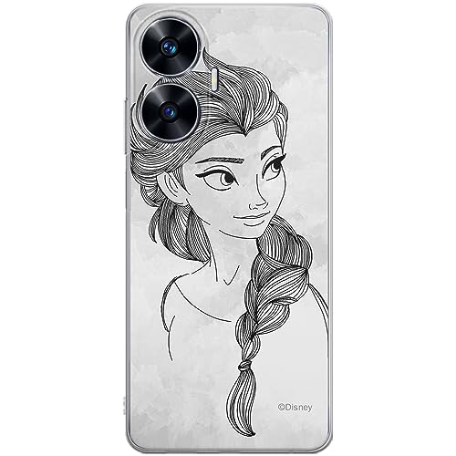 ERT GROUP etui na telefon Realme C55, case oryginalny i oficjalnie licencjonowany przez Disney, wzór Elsa 009, optymalnie dopasowane, plecki z TPU
