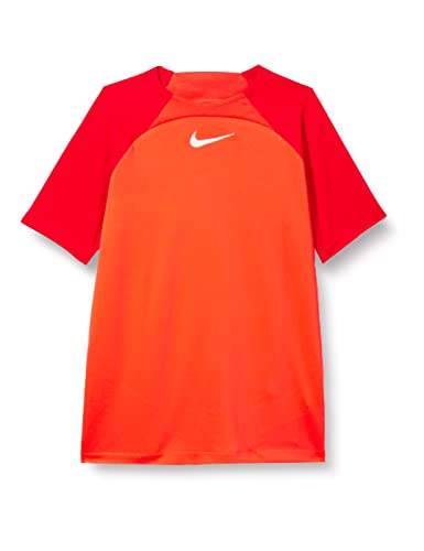 Nike Unisex Kids Short Sleeve Top Y Nk Df Acdpr Ss Top K, Bright Crimson/University Red/White, DH9277-635, M