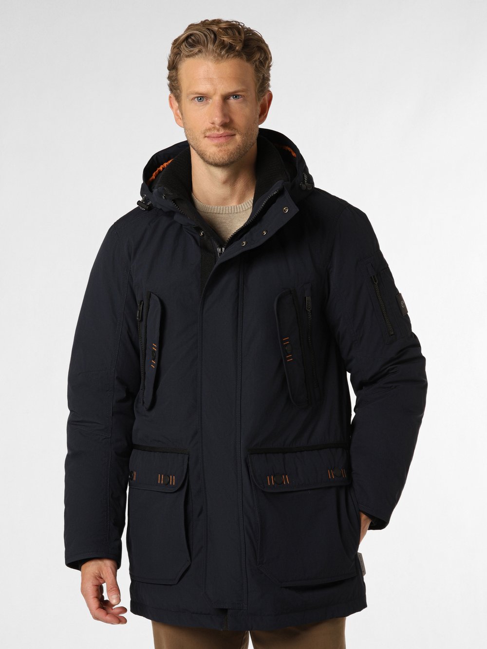 Tom Tailor - Parka męska, niebieski
