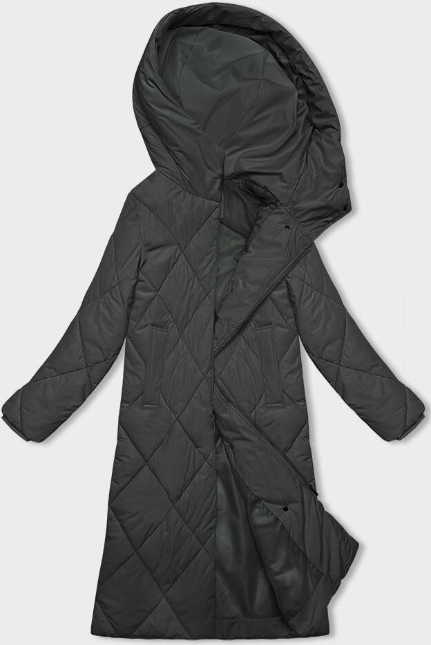Długa kurtka zimowa z kapturem J.Style army (5M3173-136) - J STYLE
