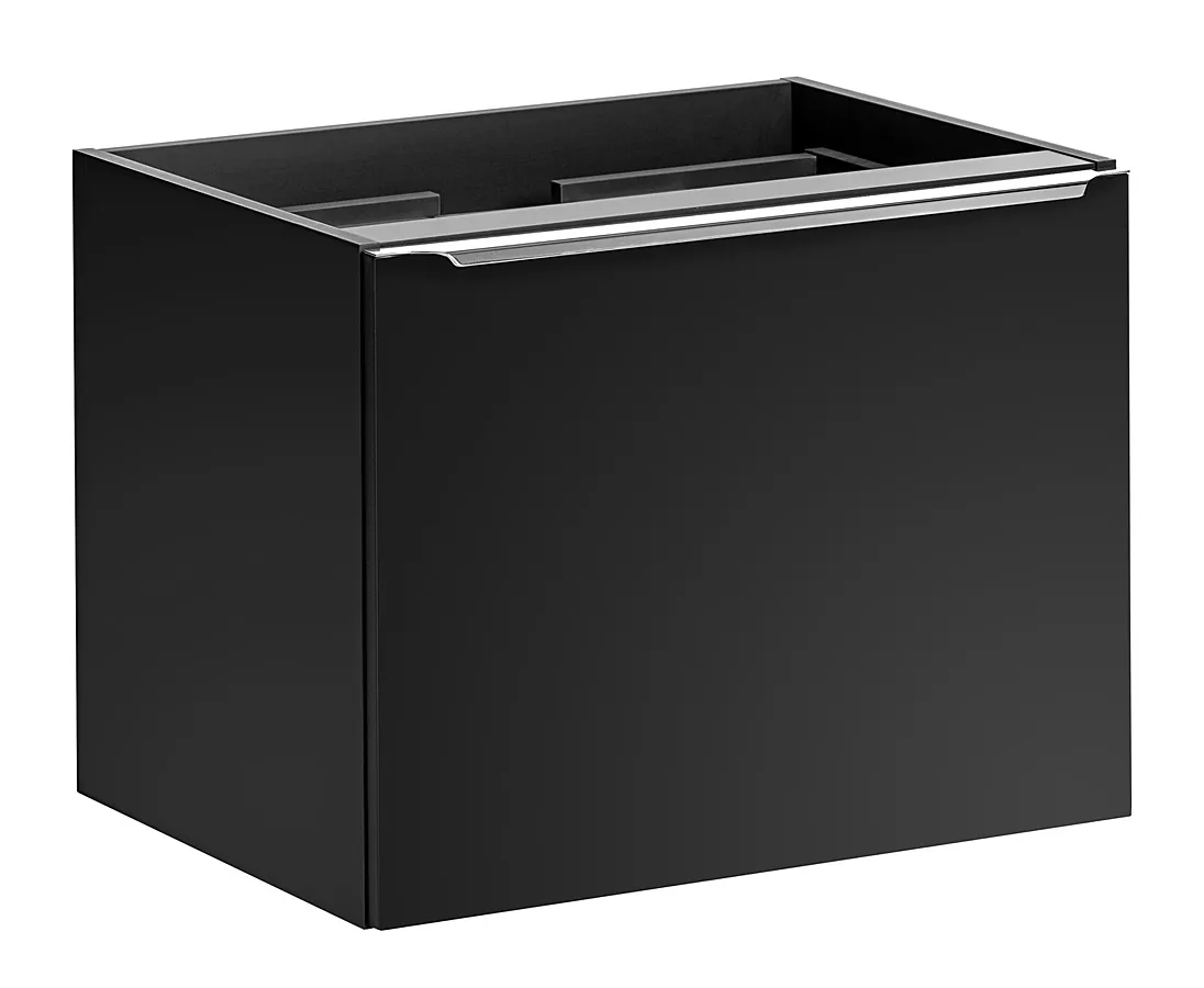 Czarna wisząca szafka pod umywalkę 60 cm G1-K25