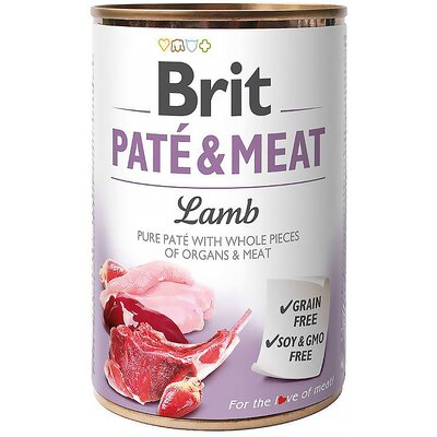 Brit Paté & Meat Megapakiet Paté & Meat Adult 12 x 800 g Jagnięcina
