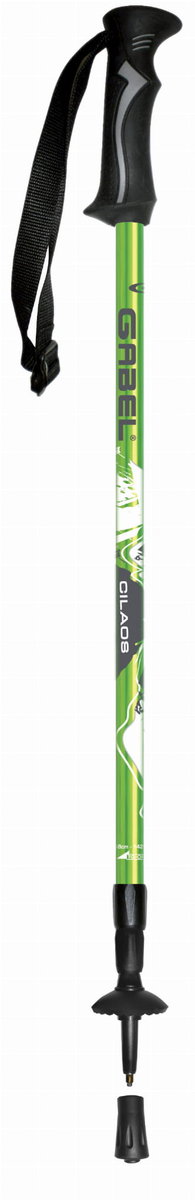 Gabel, Kij trekkingowy, Cilaos Lime Anty Shock, 64-144 cm