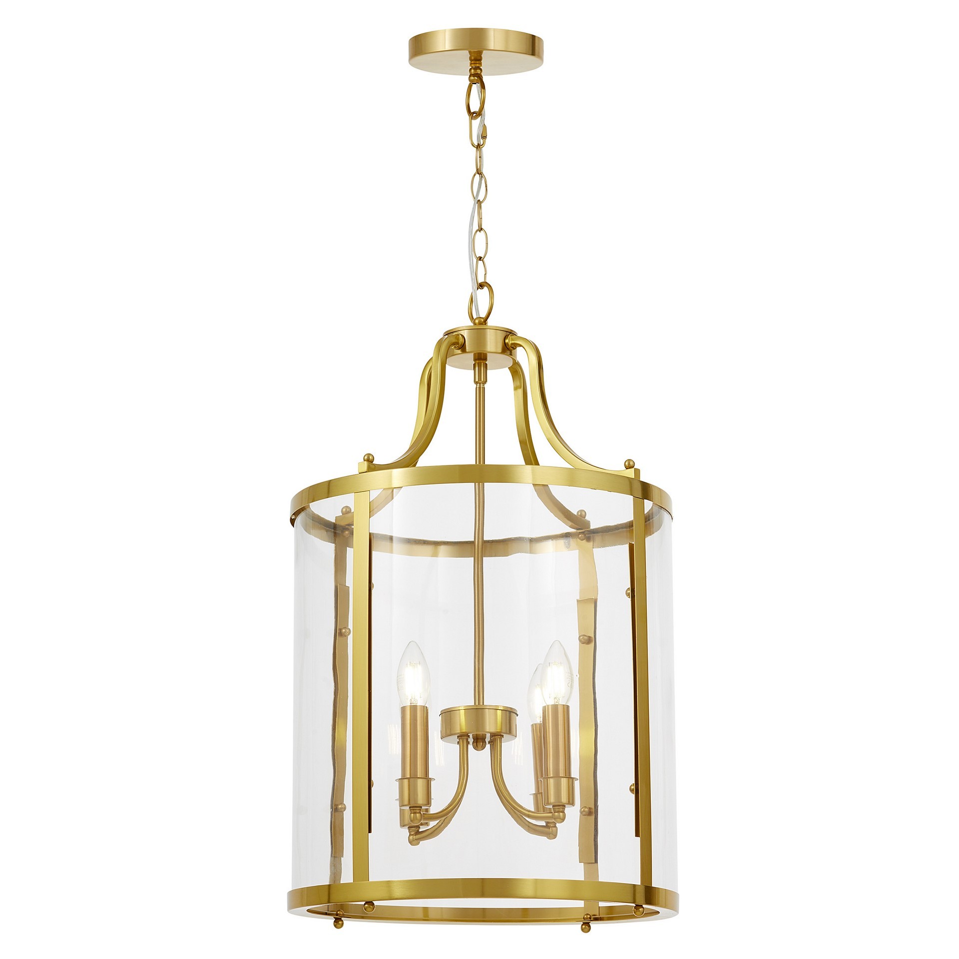 NOWOCZESNA LAMPA WISZĄCA MOSIĘŻNA ASCONA W4