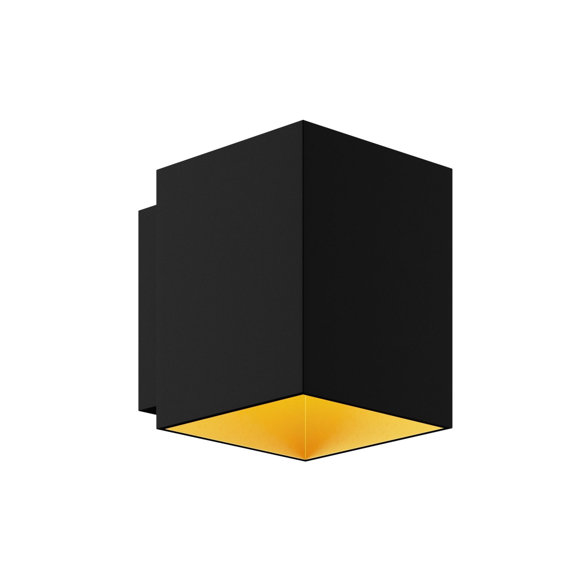 91063-N SOLA WL SQUARE  KINKIET CZARNO-ZŁOTY