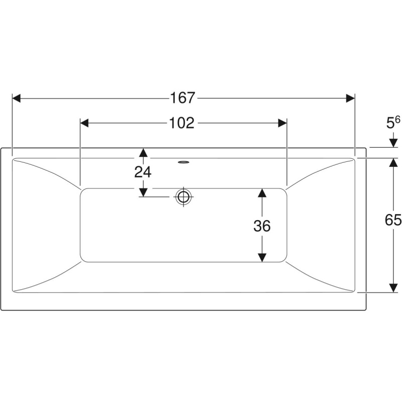 Geberit Selnova Square Wanna prostokątna 180x80 cm z zestawem montażowym biała 554.387.01.1