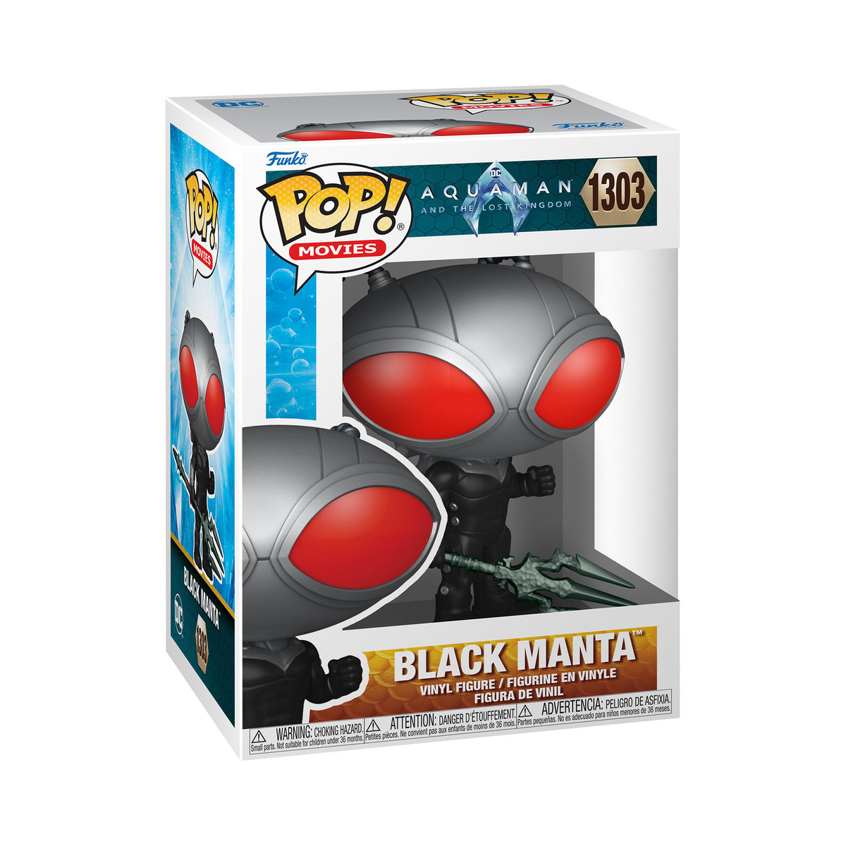 Zdjęcia - Figurka / zabawka transformująca Funko POP! Movies, figurka kolekcjonerska, DC Aquaman, Black Manta, 1303 