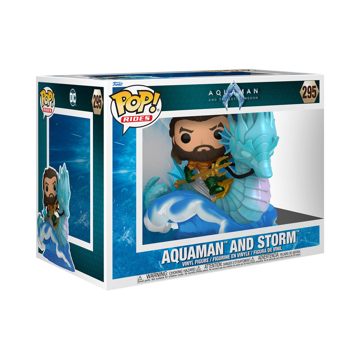 Funko POP! Rides, figurka kolekcjonerska, DC, Aquaman And Storm, 295