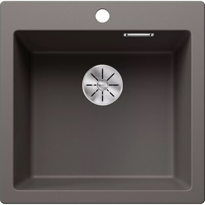 Zlewozmywak granitowy BLANCO Pleon 5 Silgranit Wulkaniczny szary 527318