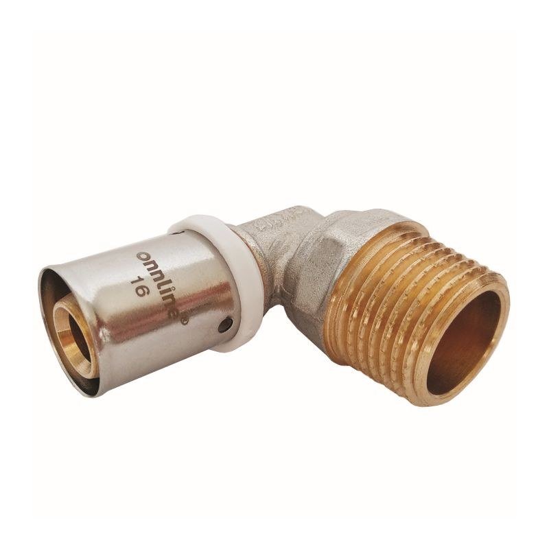 KOLANO 90ST ZAPRASOWYWANE GZ 16MM X 3/4