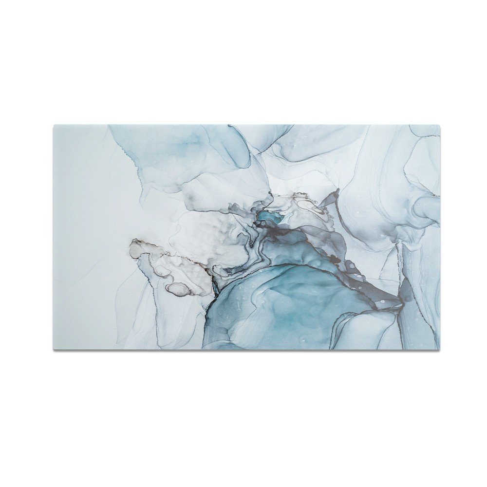 Szklana deska do krojenia HOMEPRINT Niebieski marmur 60x52 cm