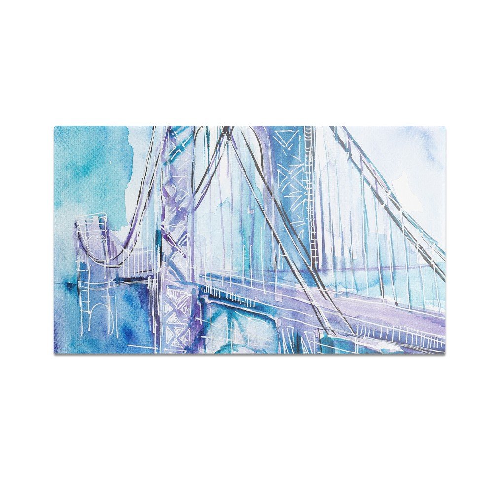Szklana deska do krojenia HOMEPRINT Mostu w Nowym Yorku 60x52 cm