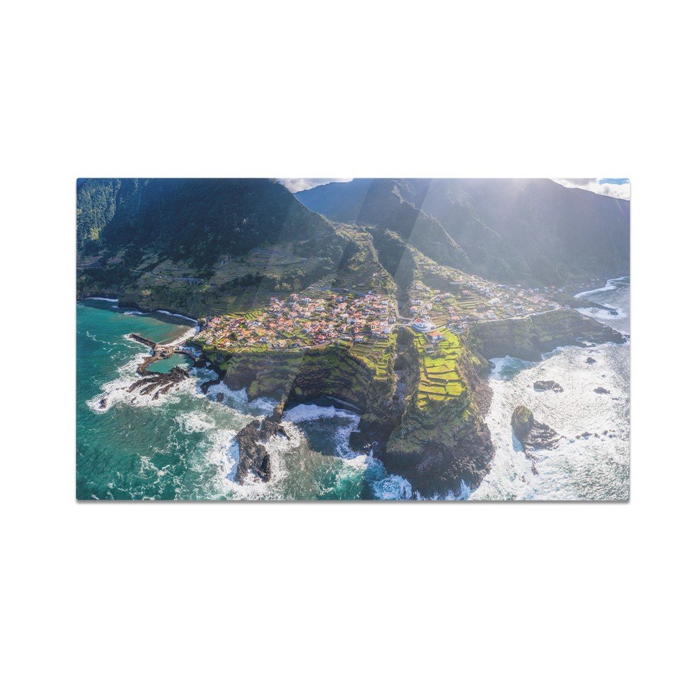 Szklana deska do krojenia HOMEPRINT Górski krajobraz wyspy Madera 60x52 cm