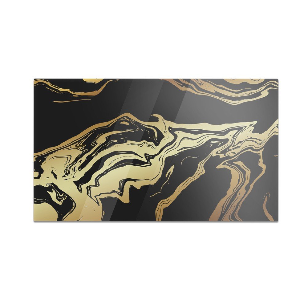 Szklana deska do krojenia HOMEPRINT Magia czarnego marmuru 60x52 cm