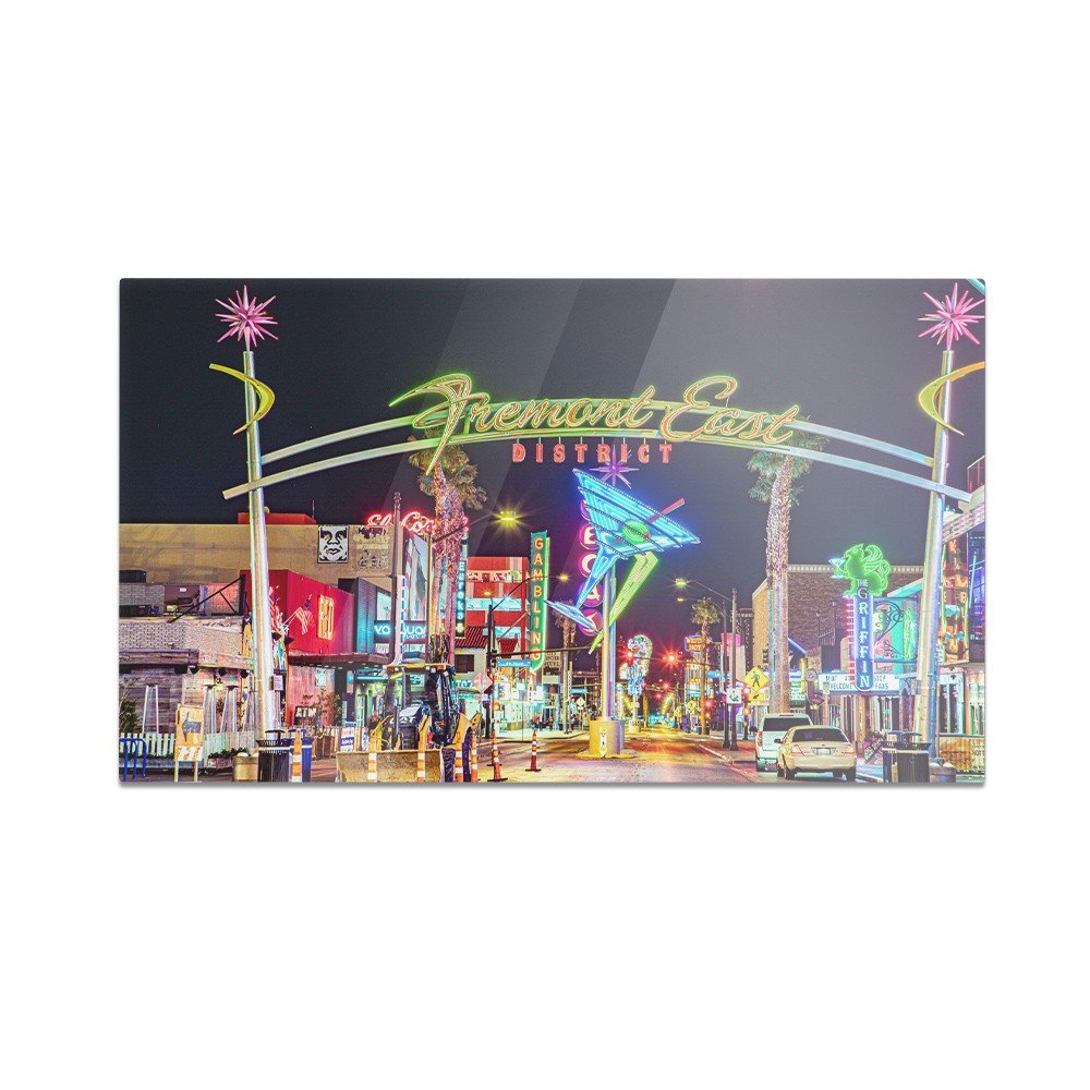 Szklana deska do krojenia HOMEPRINT Ulica w Las Vegas 60x52 cm