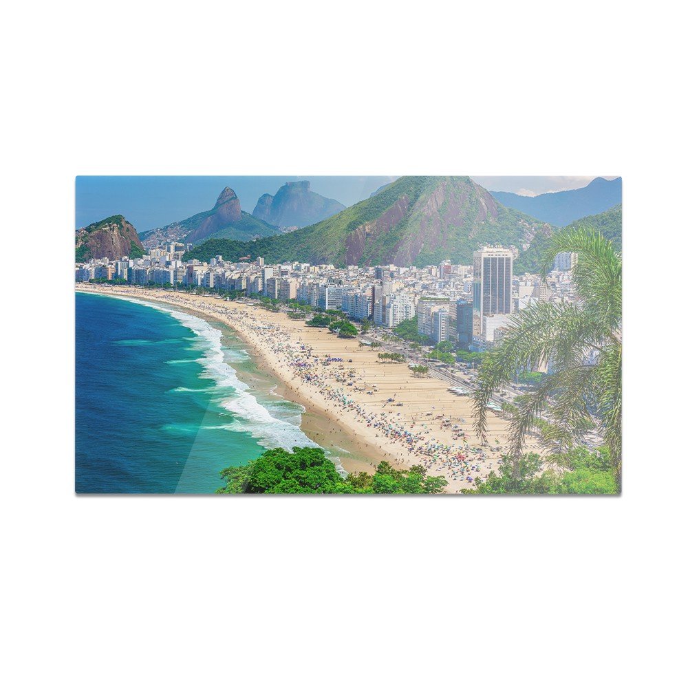 Szklana deska do krojenia HOMEPRINT Plaża w Rio de Janeiro 60x52 cm