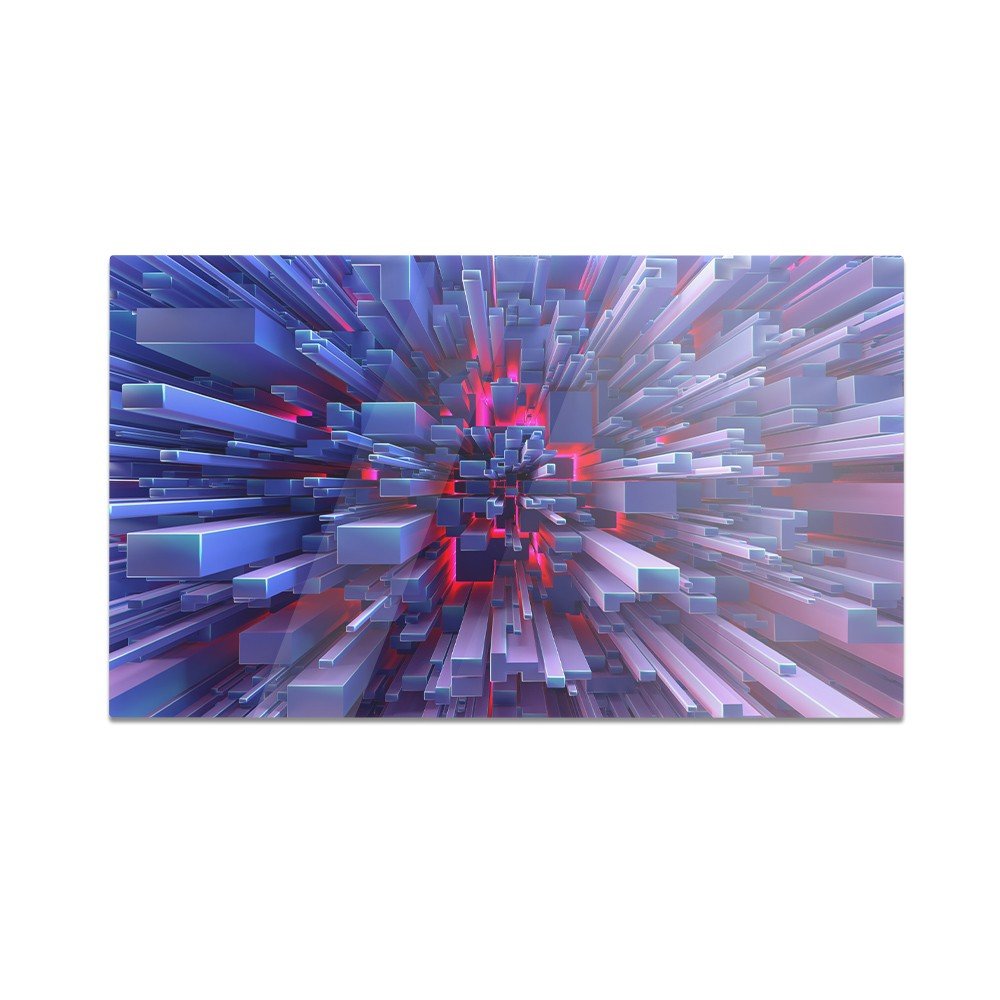 Szklana deska do krojenia HOMEPRINT Geometria przestrzenne 60x52 cm
