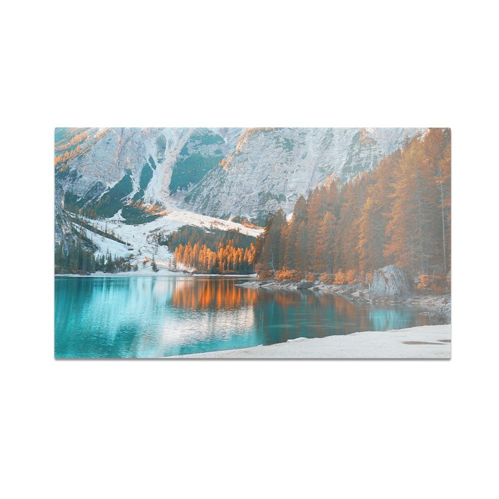 Szklana deska do krojenia HOMEPRINT Zimowy pejzaż gór 60x52 cm